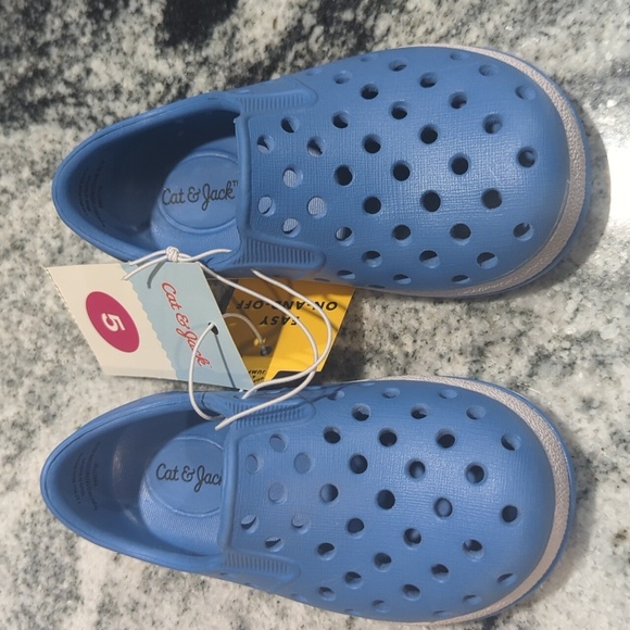Cat & Jack Blue Jese Slip On Sandals NEW!! - Picture 1 of 3
